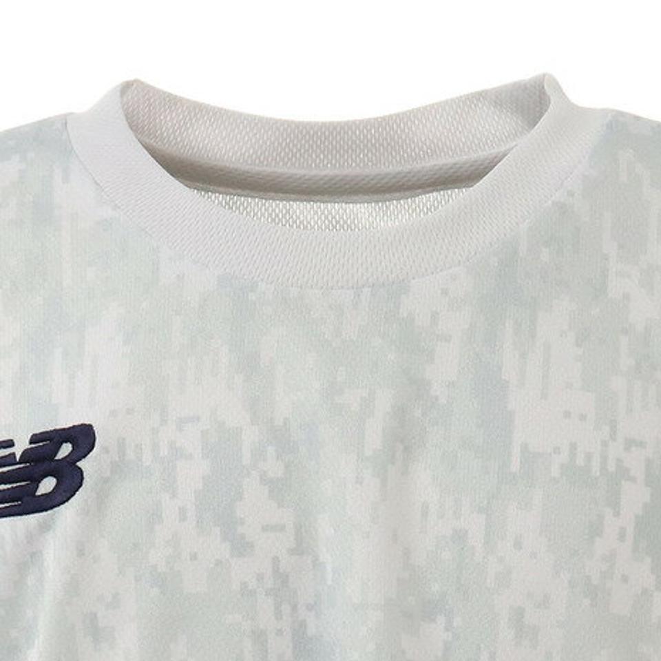 ニューバランス(new balance) サッカー ウェア 半袖 ジュニア ゲームシャツ ショートスリーブ JJTF1016WT フットサルウェア (キッズ)