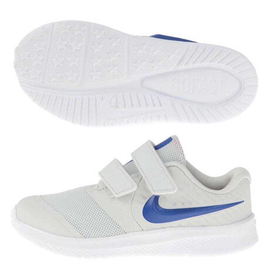 ナイキ（NIKE） ジュニア スポーツシューズ ベルクロ ベルト付き スニーカー スターランナー2 TDV AT1803-013 （キッズ）