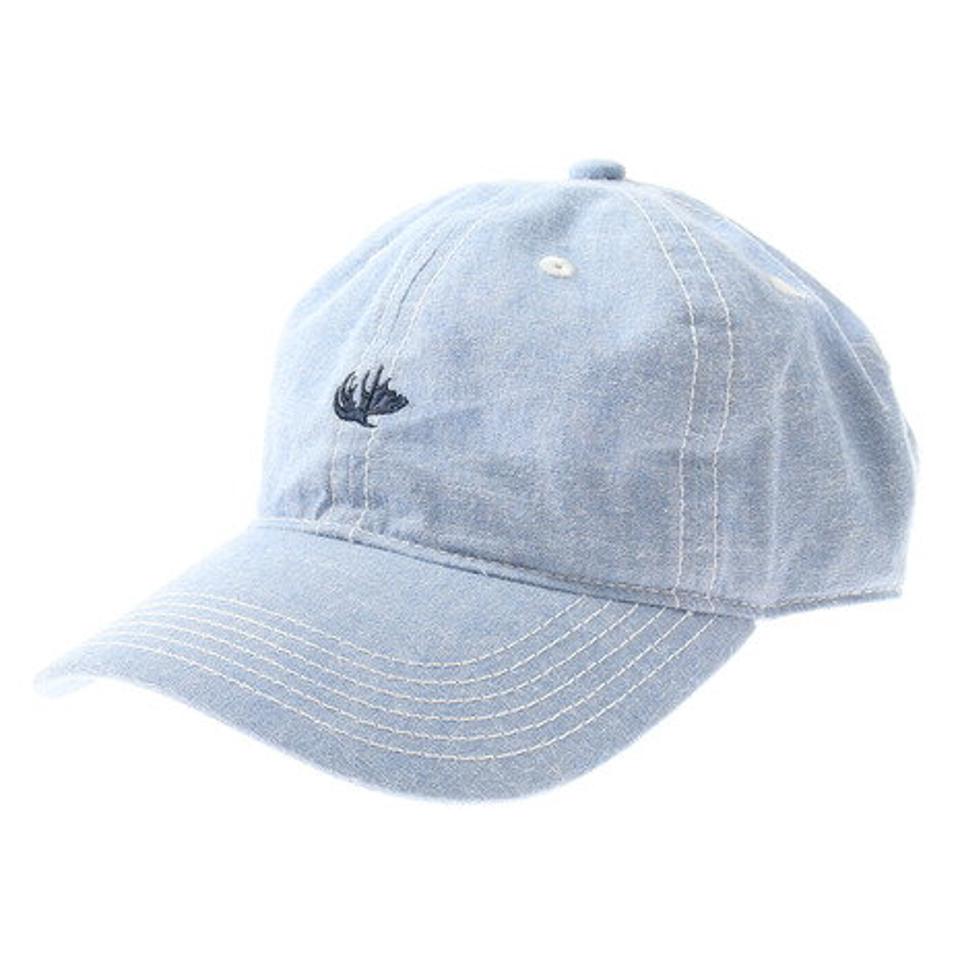 エルケクス(ELKEX) 帽子 メンズ キャップ ロゴ シャンブレーキャップ 897EK0ST6135 SAX 日よけ (メンズ)