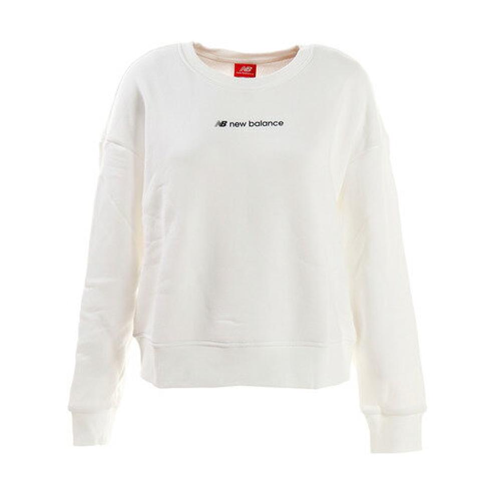 ニューバランス（new balance） スウェット スポーツスタイルオプティクスクルーネックスタイル AWT93509WT オンライン価格 （レディース）