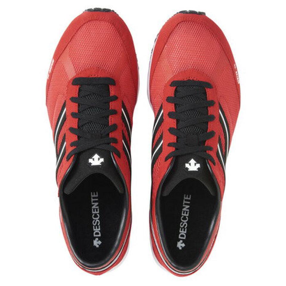 デサント（DESCENTE） ランニングシューズ GENTEN-RC DR1QJF01RD トレーニングシューズ 部活 マラソン　赤 （メンズ）