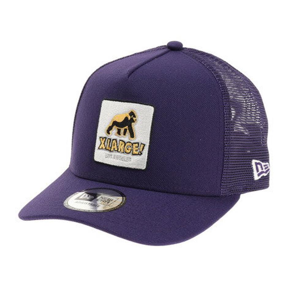 エクストララージ(XLARGE) NEWERA WALKING APE メッシュ スナップバックキャップ 101212051011-PURPLE (メンズ)