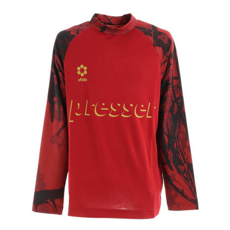 【9/10 24h限定 エントリー&対象4店舗買い回りで最大P10倍!】スフィーダ(SFIDA)(キッズ) サッカー フットサルウェア ジュニア Presser Thermotectベースレイヤーシャツ ロングスリーブ SA-21502JR