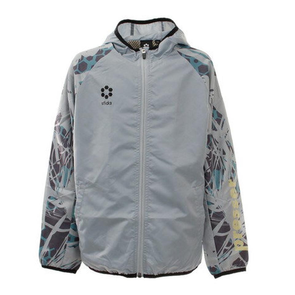 スフィーダ（SFIDA） サッカー フットサルウェア ジュニア Presser Thermotect ウインドフルジップパーカー SA-21501JR GRY （キッズ）