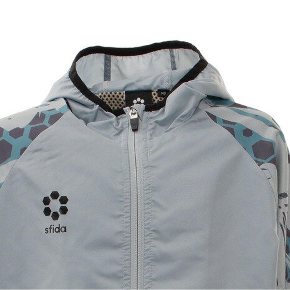 スフィーダ（SFIDA） サッカー フットサルウェア ジュニア Presser Thermotect ウインドフルジップパーカー SA-21501JR GRY （キッズ）