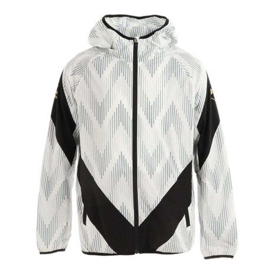 スフィーダ（SFIDA）（メンズ）サッカー フットサルウェア Noiser Anthemウインドフルジップパーカー SA-21514 WHT