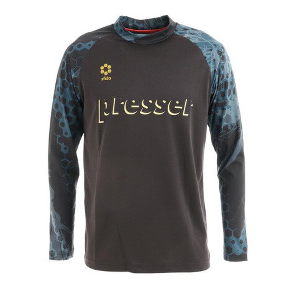 スフィーダ(SFIDA) サッカー フットサルウェア Presser Thermotectベースレイヤーシャツ ロングスリーブ SA-21502 BLK (メンズ)