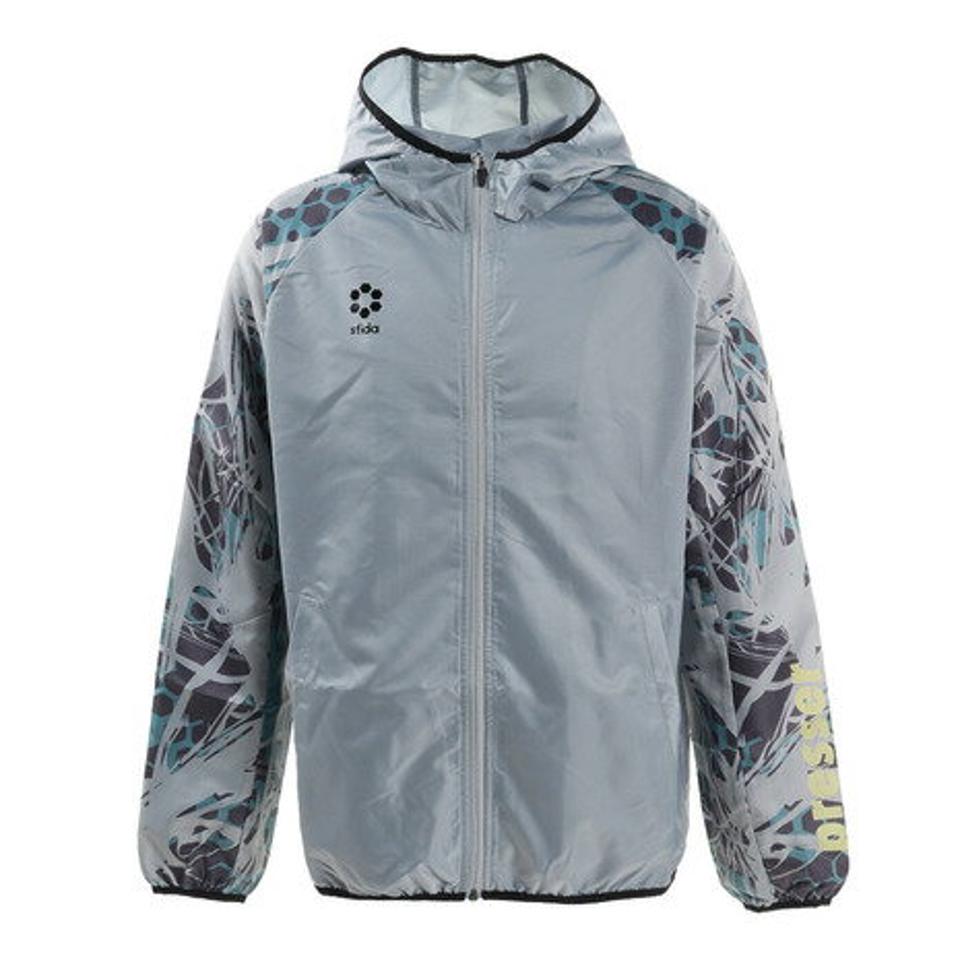 【ポイント15倍】スフィーダ（SFIDA） サッカー フットサルウェア Presser Thermotect ウインドフルジップパーカー SA-21501 GRY （メンズ）
