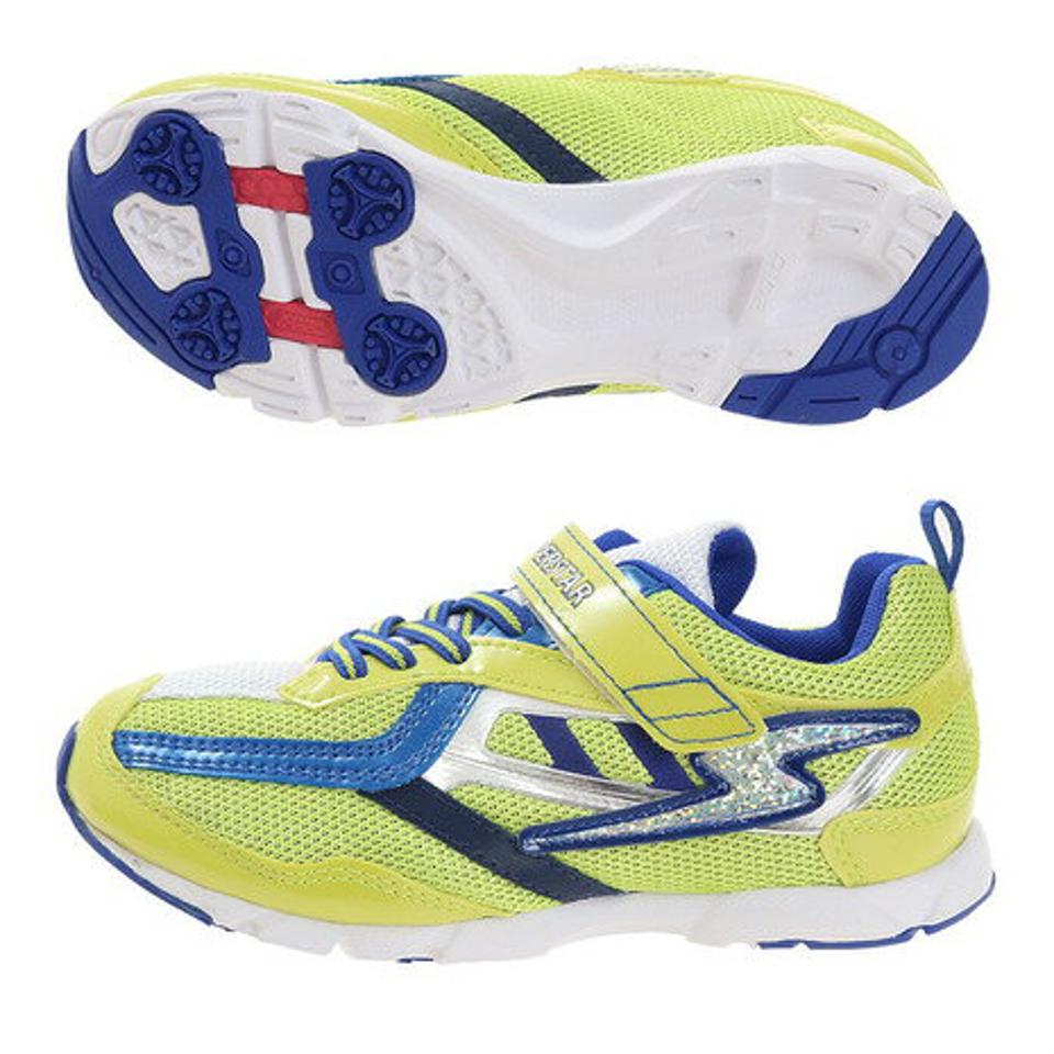 ムーンスター(MoonStar) ジュニアスポーツシューズ ベルクロ ベルト付き スニーカー SS J7143F LM 12295767 F (キッズ)