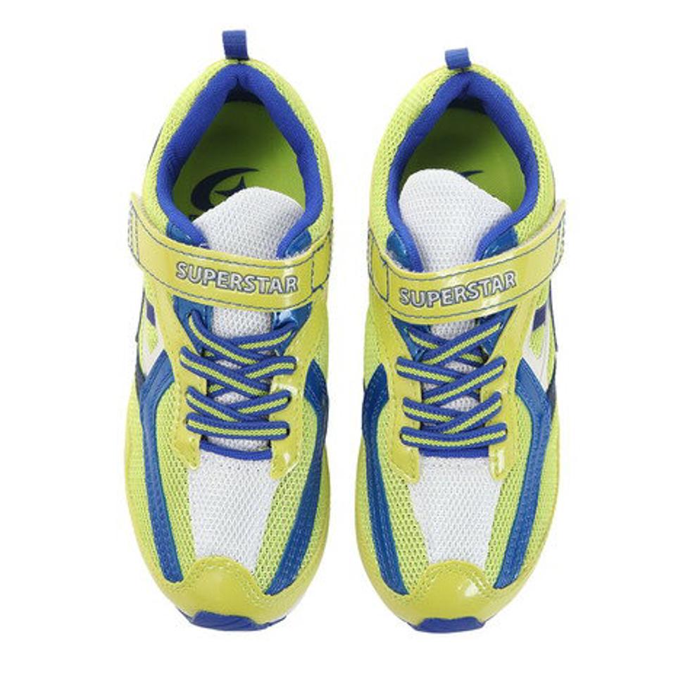 ムーンスター(MoonStar) ジュニアスポーツシューズ ベルクロ ベルト付き スニーカー SS J7143F LM 12295767 F (キッズ)