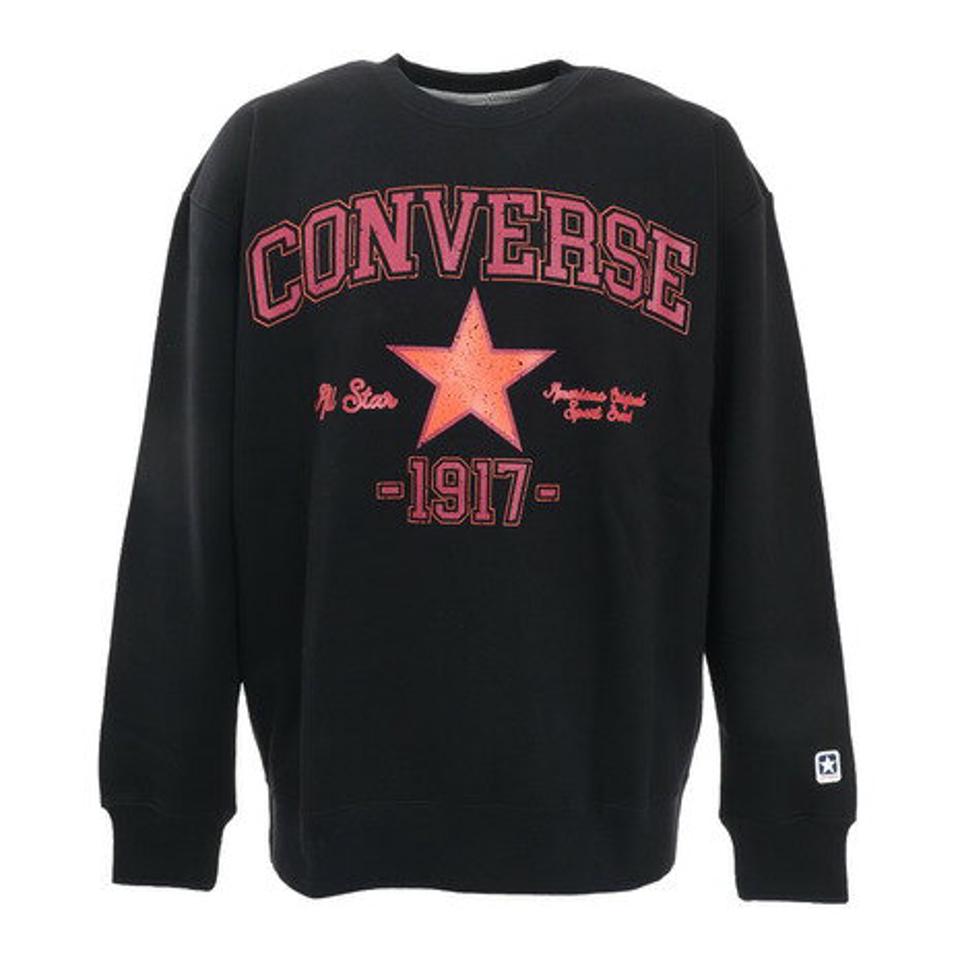 コンバース（CONVERSE） クルーネックスウェットトレーナー CAA212284-1900 （メンズ、レディース）