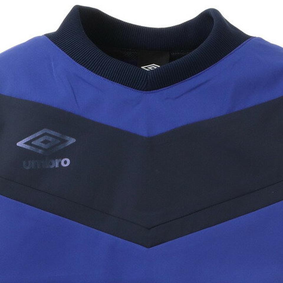 アンブロ(UMBRO) サッカーウェア ジュニア ラインドクロストップ UUJSJF31XB BLU (キッズ)