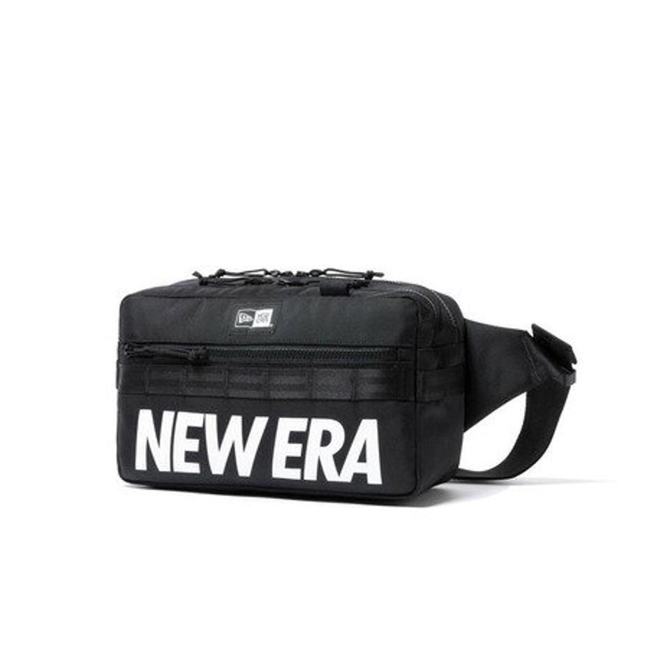【3/10 24h限定 エントリー＆対象3店舗以上買い回りで最大P10倍！】ニューエラ（NEW ERA）（メンズ、レディース）ボディバッグ スクエア ウエストバッグ 7L 黒 12854720