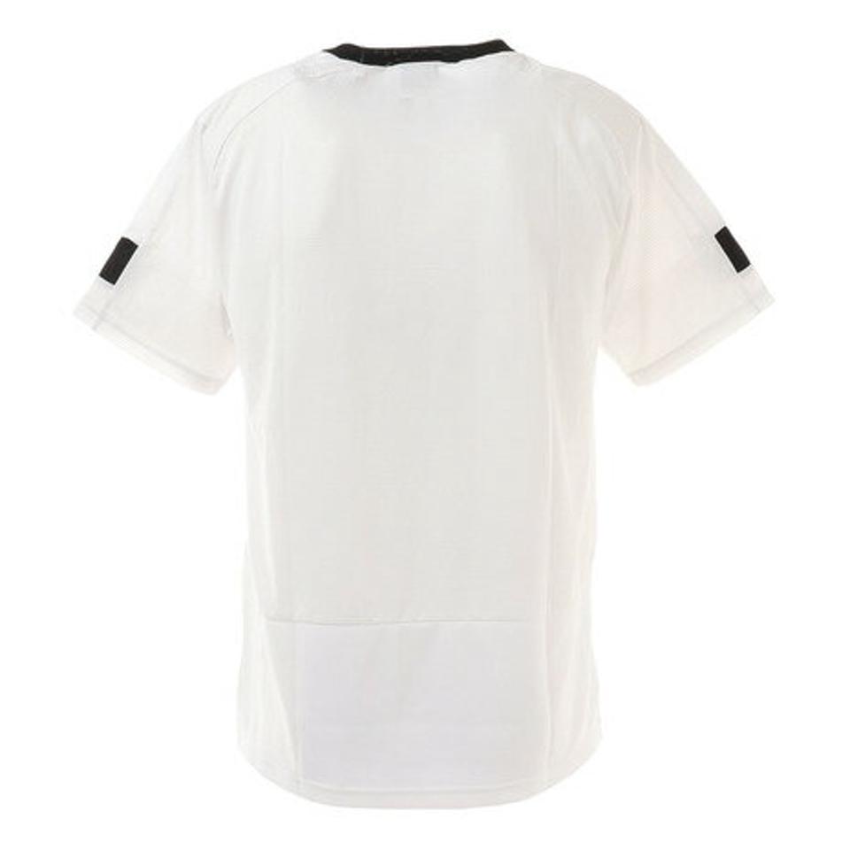 アンブロ(UMBRO) サッカーウェア ブリーズプラスショートスリーブシャツ UUUSJA61XB WHT (メンズ、レディース)