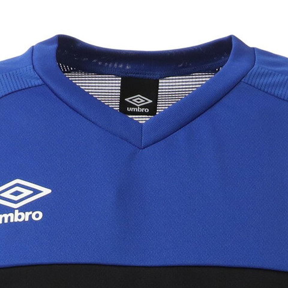 アンブロ(UMBRO) サッカーウェア ブリーズプラスショートスリーブシャツ UUUSJA61XB BLU (メンズ、レディース)