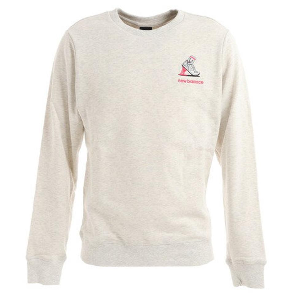 ニューバランス（new balance）（メンズ）プルオーバー Athletics Minimize スウェットクルー MT13572SAH