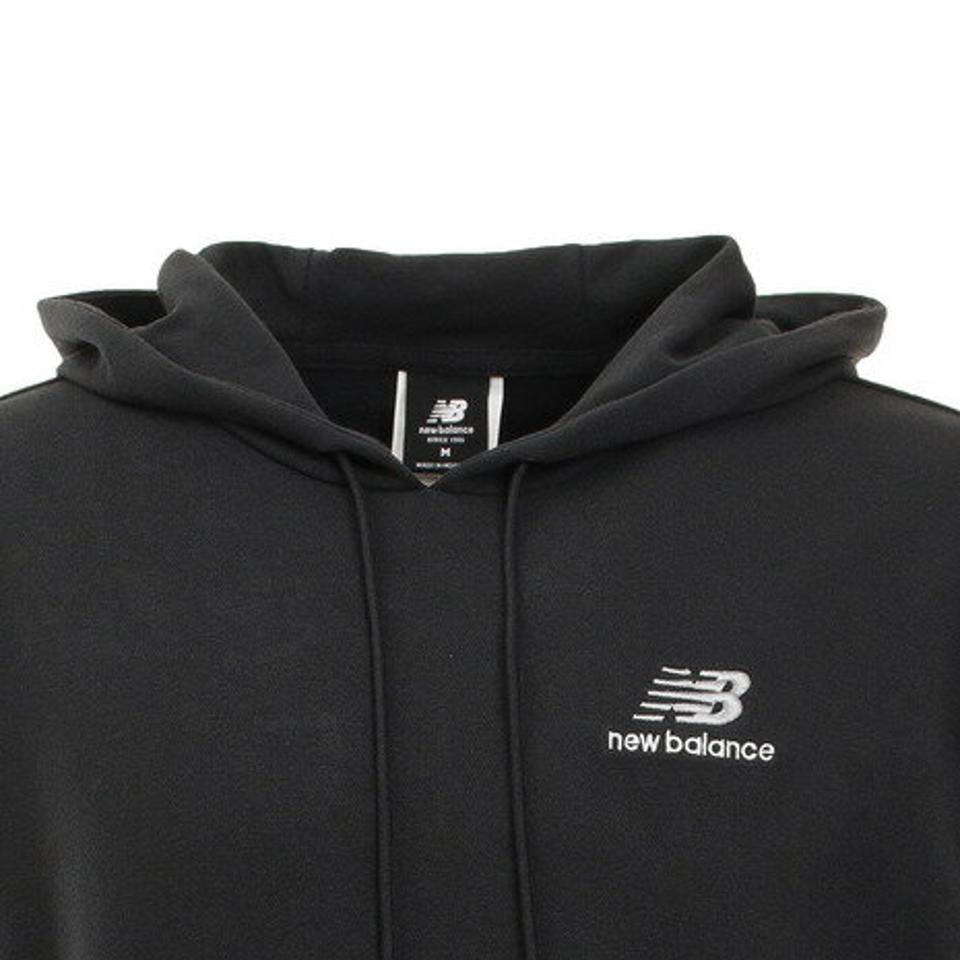 ニューバランス（new balance）（メンズ）ロゴスウェットフーディー AMT11550BK
