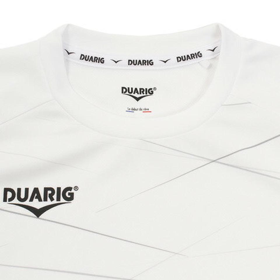 デュアリグ(DUARIG) サッカー ウェア 半袖 ジュニア ドライプラス (吸汗速乾) 瞬速乾15 プラクティスシャツ 742D9HD7221 WHT (キッズ)