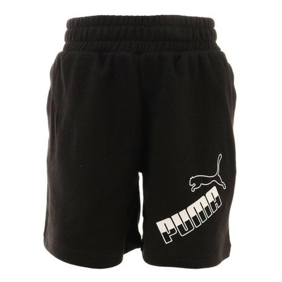 プーマ（PUMA） ジュニア AMPLIFIED BIGロゴショーツ 588960 01 BLK ショートパンツ ハーフパンツ 短パン （キッズ）