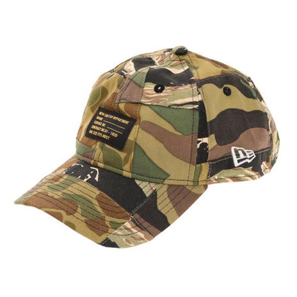 ニューエラ（NEW ERA） 帽子 メンズ キャップ 9TWENTY パッチワークカモ ウーブンパッチ キャップ 12654460 日よけ （メンズ）