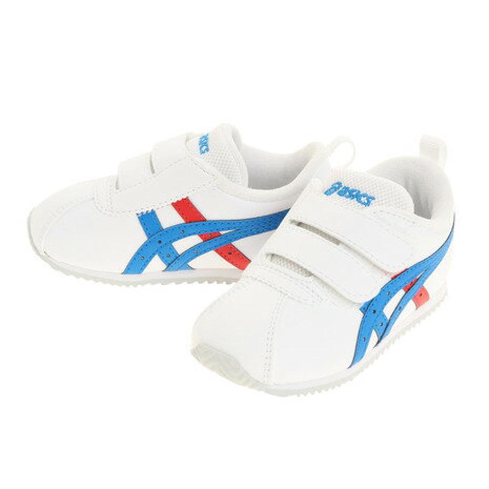 アシックス（ASICS）（キッズ）ジュニア スニーカー 白 マジックテープ コルセア BABY SL 2 ホワイト 1144A151.101 通園