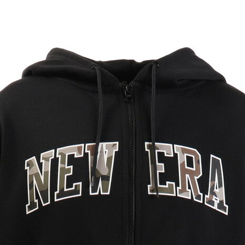 ニューエラ（NEW ERA） ゴルフウエア メンズ スウェット フルジップフーディー アーチロゴ ブラック 12325275 （メンズ）