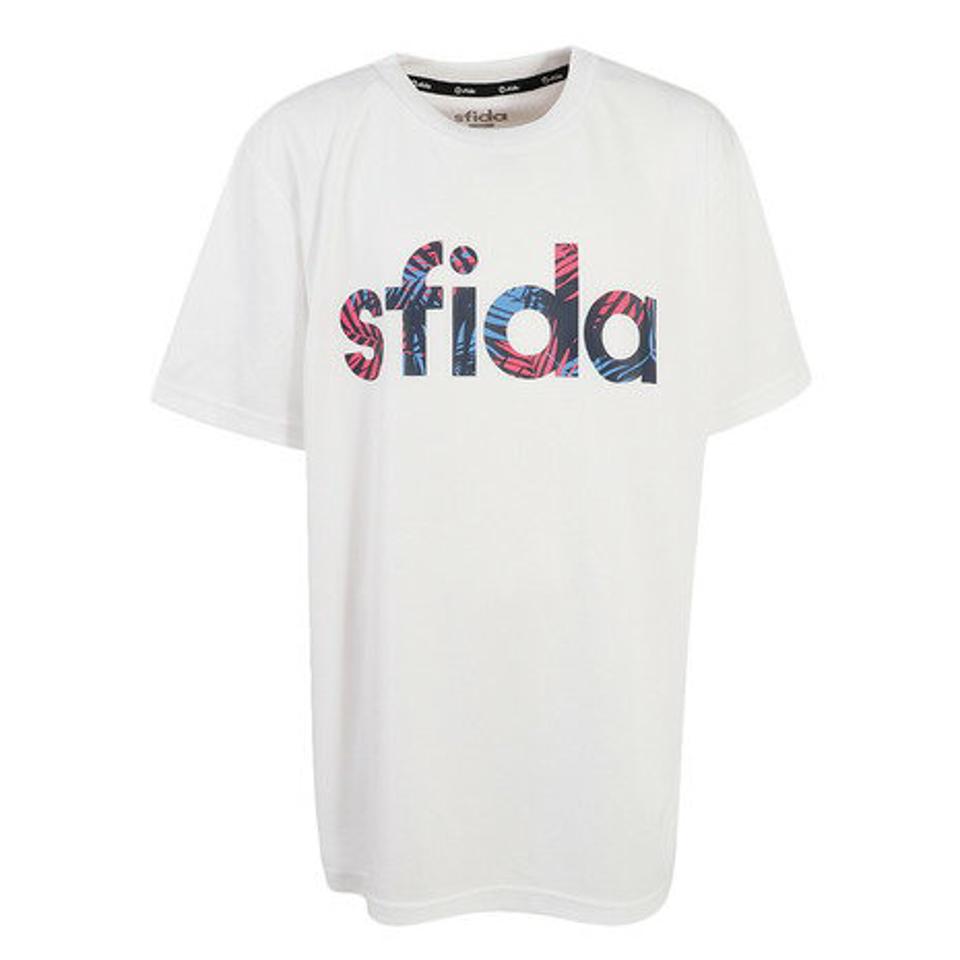 スフィーダ(SFIDA) サッカーウェア 半袖 Tシャツ ジュニア PALM ロゴ プラクティスシャツ SA-20S04JR WHT フットサルウェア (キッズ)
