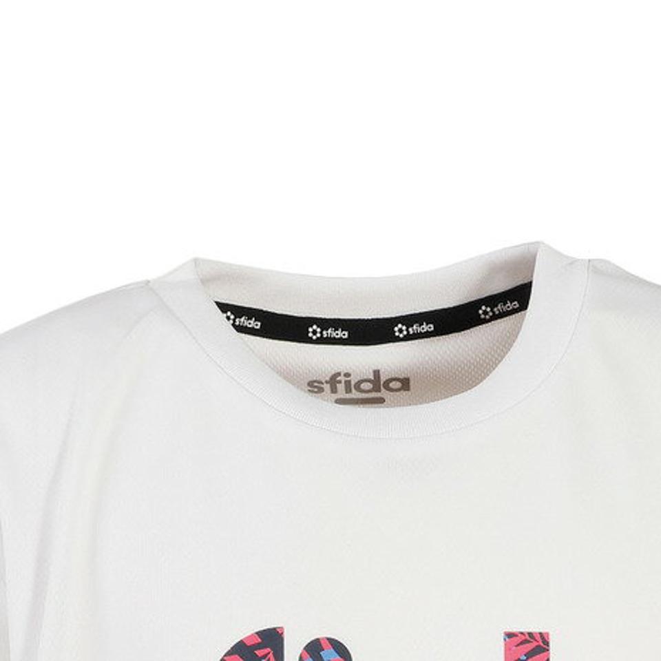 スフィーダ(SFIDA) サッカーウェア 半袖 Tシャツ ジュニア PALM ロゴ プラクティスシャツ SA-20S04JR WHT フットサルウェア (キッズ)