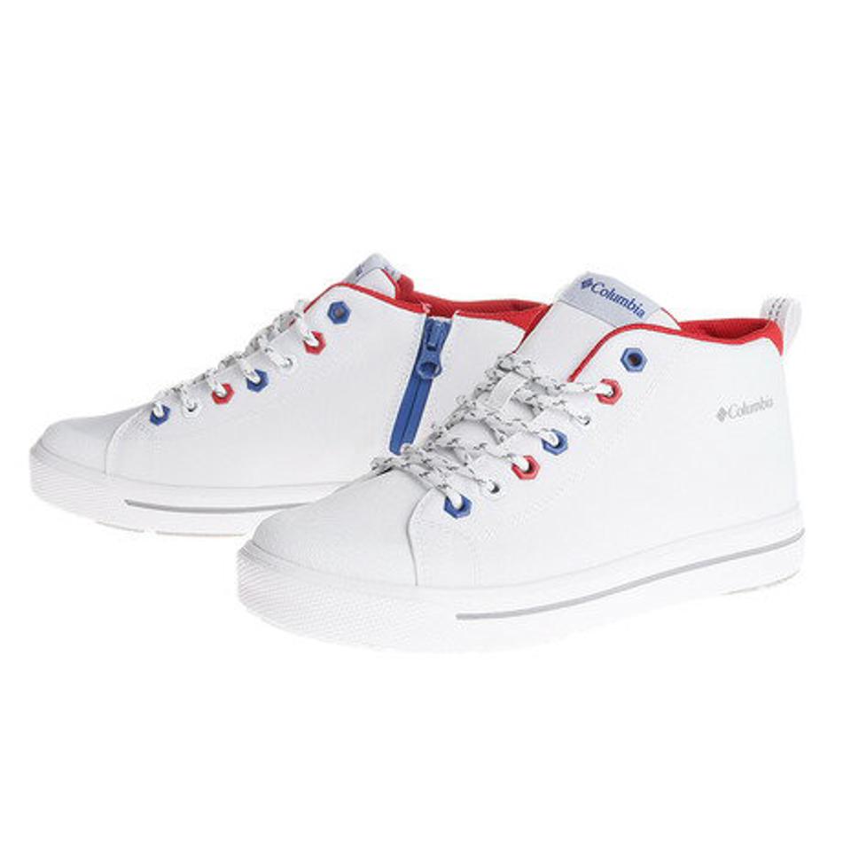 コロンビア（Columbia） 防水 スニーカー レインシューズ ホーソンレイン2 ウォータープルーフ YU0316 101 ホワイト 白 通学 学生 （メンズ、レディース）