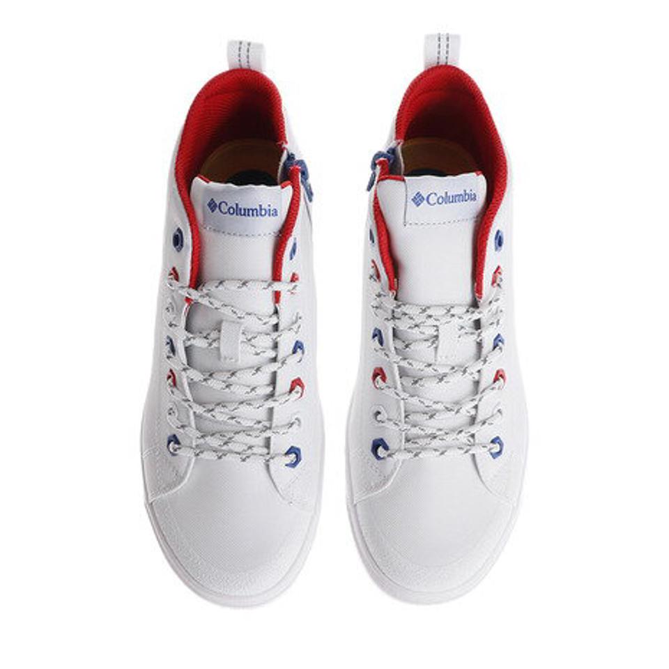 コロンビア（Columbia） 防水 スニーカー レインシューズ ホーソンレイン2 ウォータープルーフ YU0316 101 ホワイト 白 通学 学生 （メンズ、レディース）