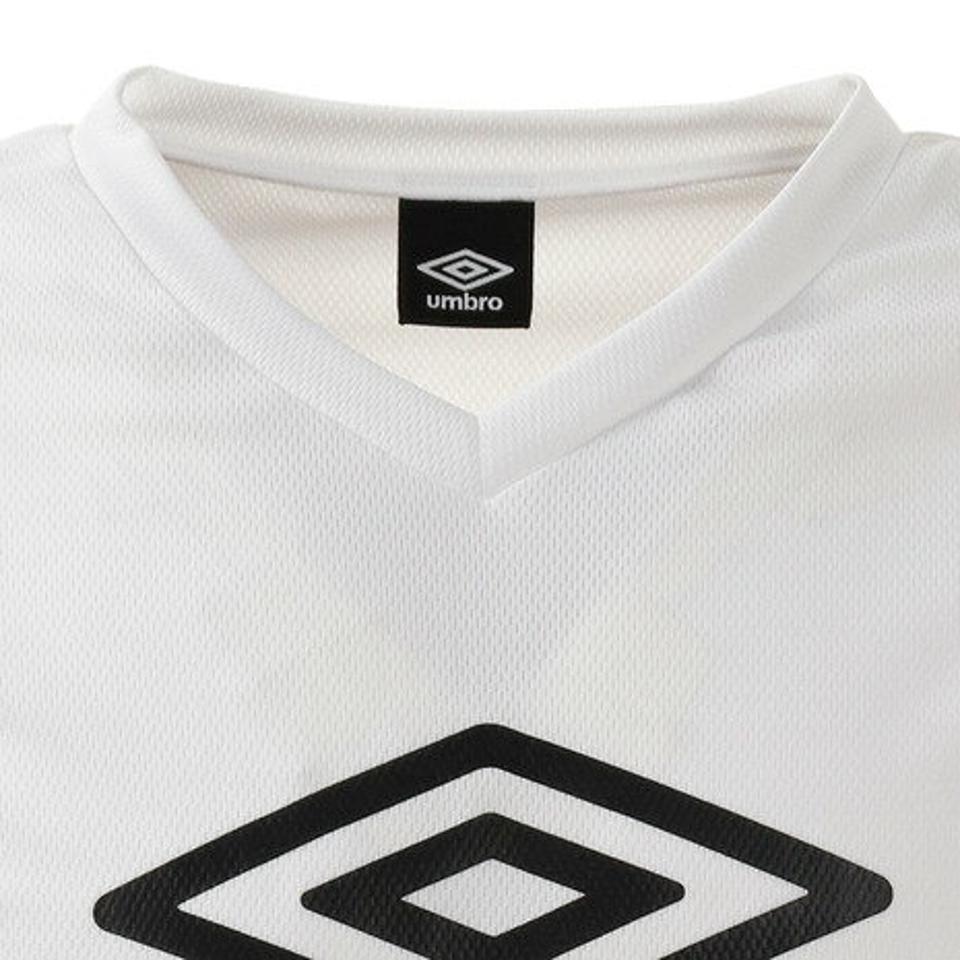 アンブロ(UMBRO) TRノースリーブプラクティスシャツ UUUPJA66 WHT 【サッカー スポーツ ウェア メンズ ノースリーブ タンクトップ シャツ】 (メンズ)