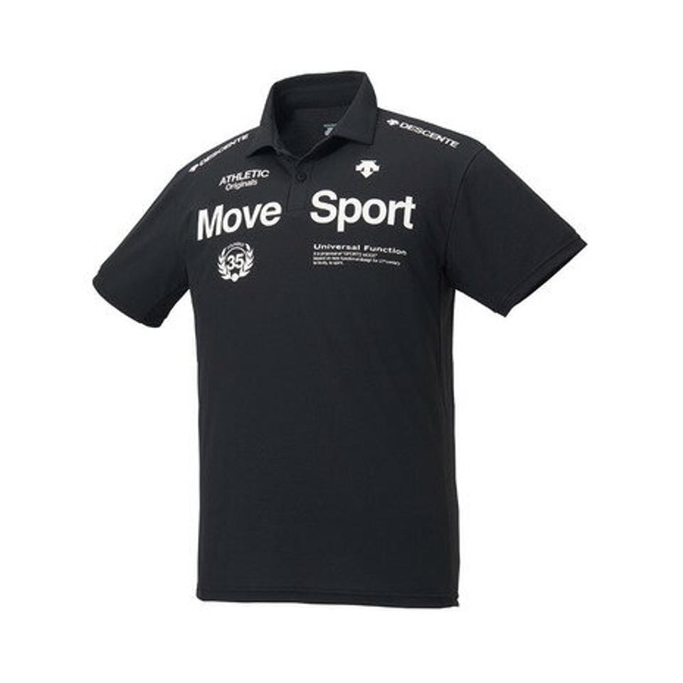 デサント(DESCENTE) サンスクリーン ポロシャツ DMMRJA70 BK (メンズ)