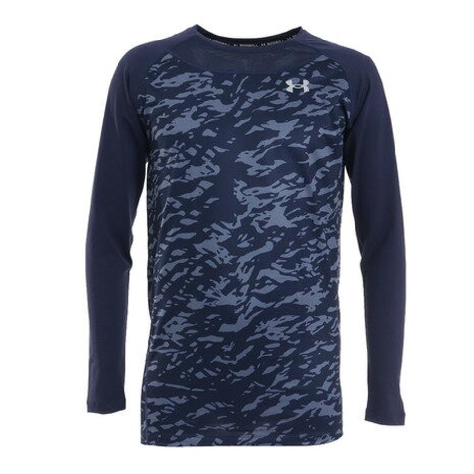 【4月15日〜17日 5点以上購入で10%OFFクーポン】アンダーアーマー(UNDER ARMOUR) 野球 アンダーシャツ FIT CMF NVUD 長袖シャツ 1371959 410 (メンズ)
