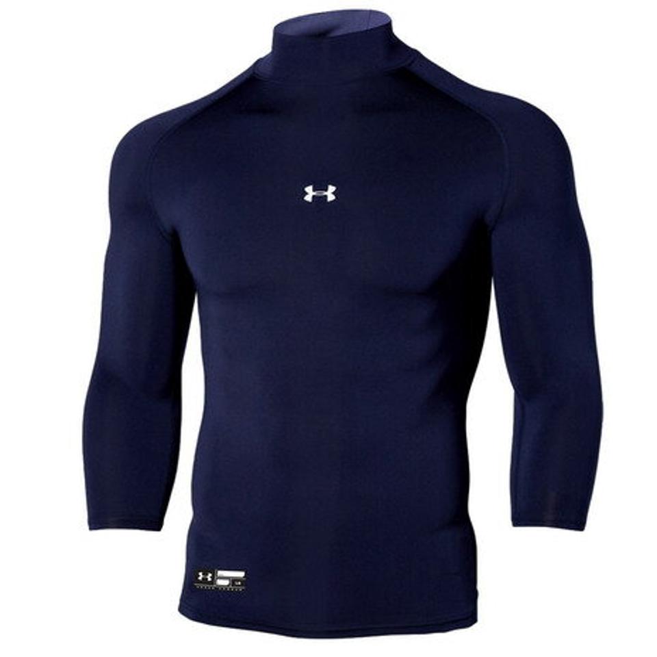 アンダーアーマー(UNDER ARMOUR)(メンズ)アンダーシャツ ヒートギアアーマー コンプレッション 3/4モック 1358644