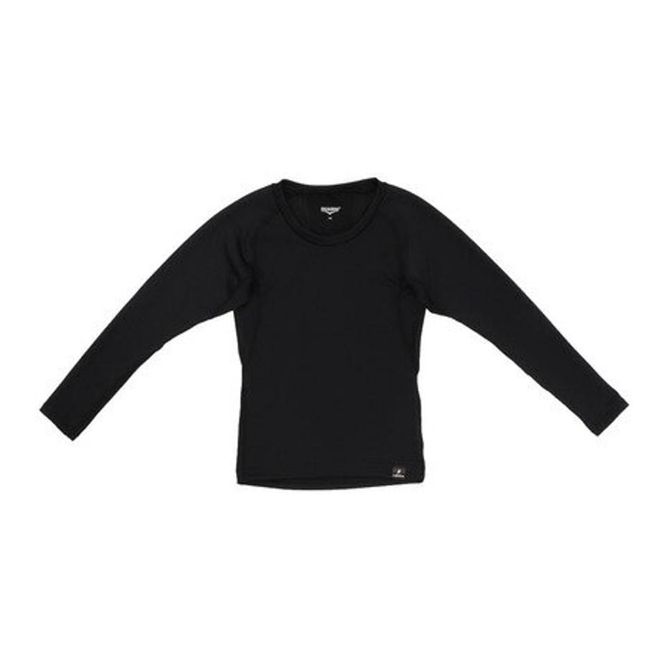 デュアリグ(DUARIG)(キッズ)サッカーウェア ジュニア ヒートクロス BA 丸首長袖シャツ 742D1ES7612BLK