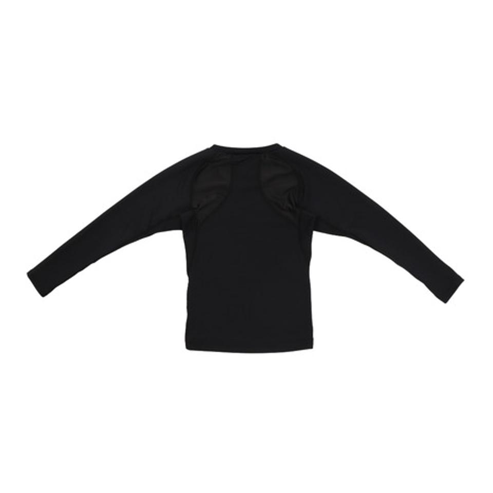 デュアリグ(DUARIG)(キッズ)サッカーウェア ジュニア ヒートクロス BA 丸首長袖シャツ 742D1ES7612BLK