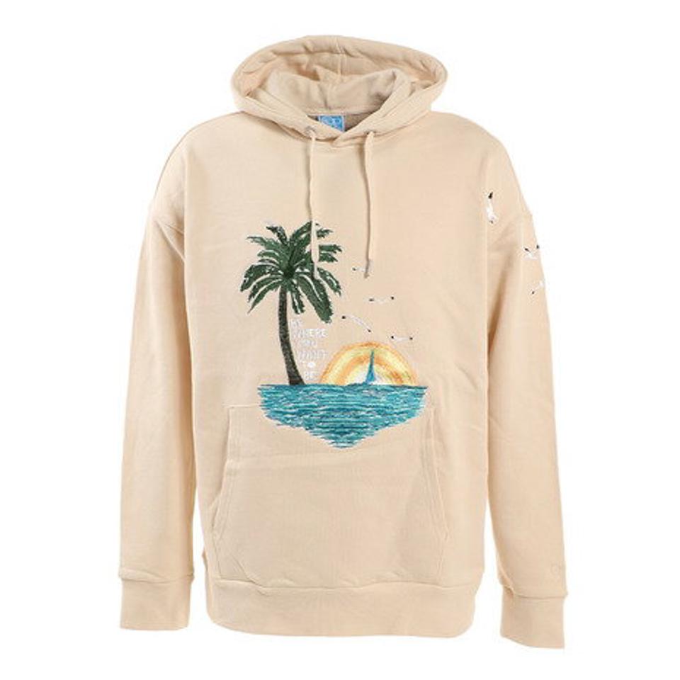 オーシャンパシフィック（Ocean Pacific） カブリ刺繍スウェットパーカー 512002IVO （メンズ）