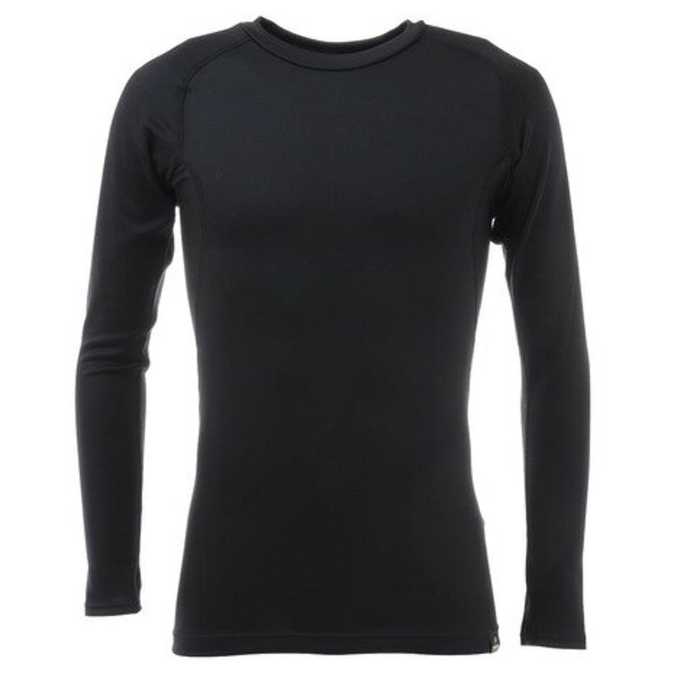 パフォーマンスギア(PG) 野球 アンダーシャツ ヒートクロスクルーネック長袖インナー 723PG1ES6098BLK (メンズ)