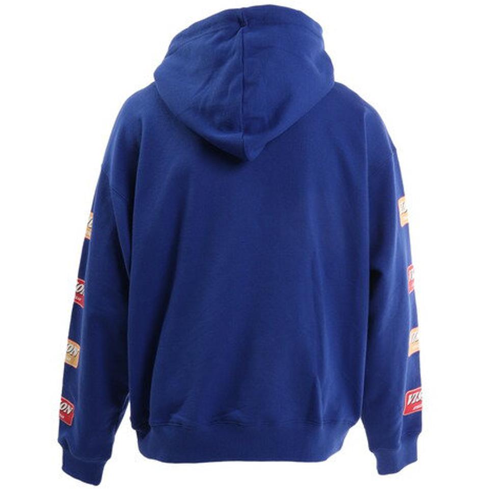 ヴィジョン（VISION） 裏毛 袖プリントパーカー 2305009-63 BLU （メンズ）