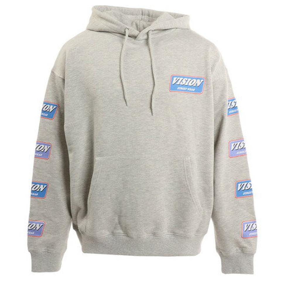 ヴィジョン（VISION） 裏毛 袖プリントパーカー 2305009-37 KNR （メンズ）