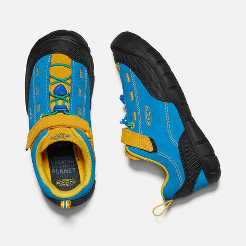 キーン(KEEN)(キッズ)ジュニア スニーカー 青 ビッグキッズ ジャスパー ツー ブルー 1025494 マジックテープ 脱ぎやすい 通気性 速乾性 通学 普段履き