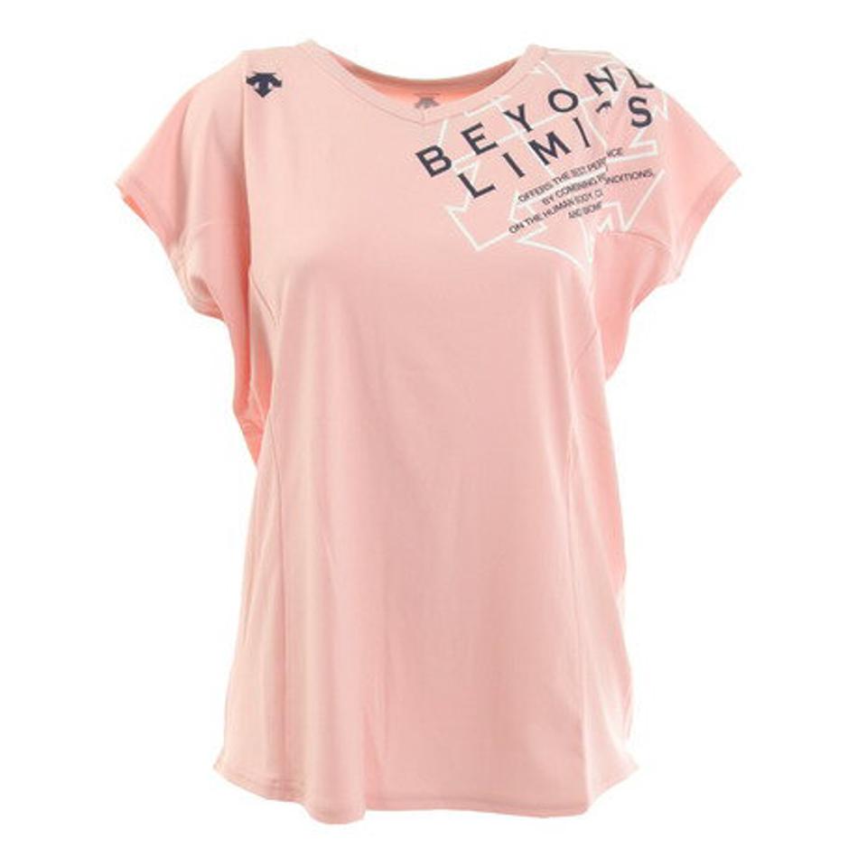 デサント(DESCENTE) バレーボールウェア 半袖プラクティスシャツ DVWTJA51 PK (レディース)