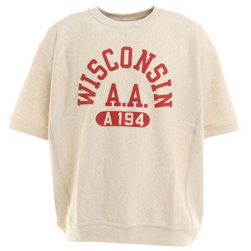 チャンピオン-ヘリテイジ（CHAMPION-HERITAGE） リバースウィーブ ハーフスリーブクルーネックスウェットシャツ C3-V014 810XS （メンズ）