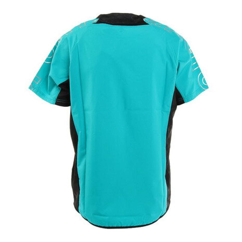 デサント(DESCENTE) バレーボールウェア 半袖ピステシャツ DVUTJK30 GR (メンズ、レディース)