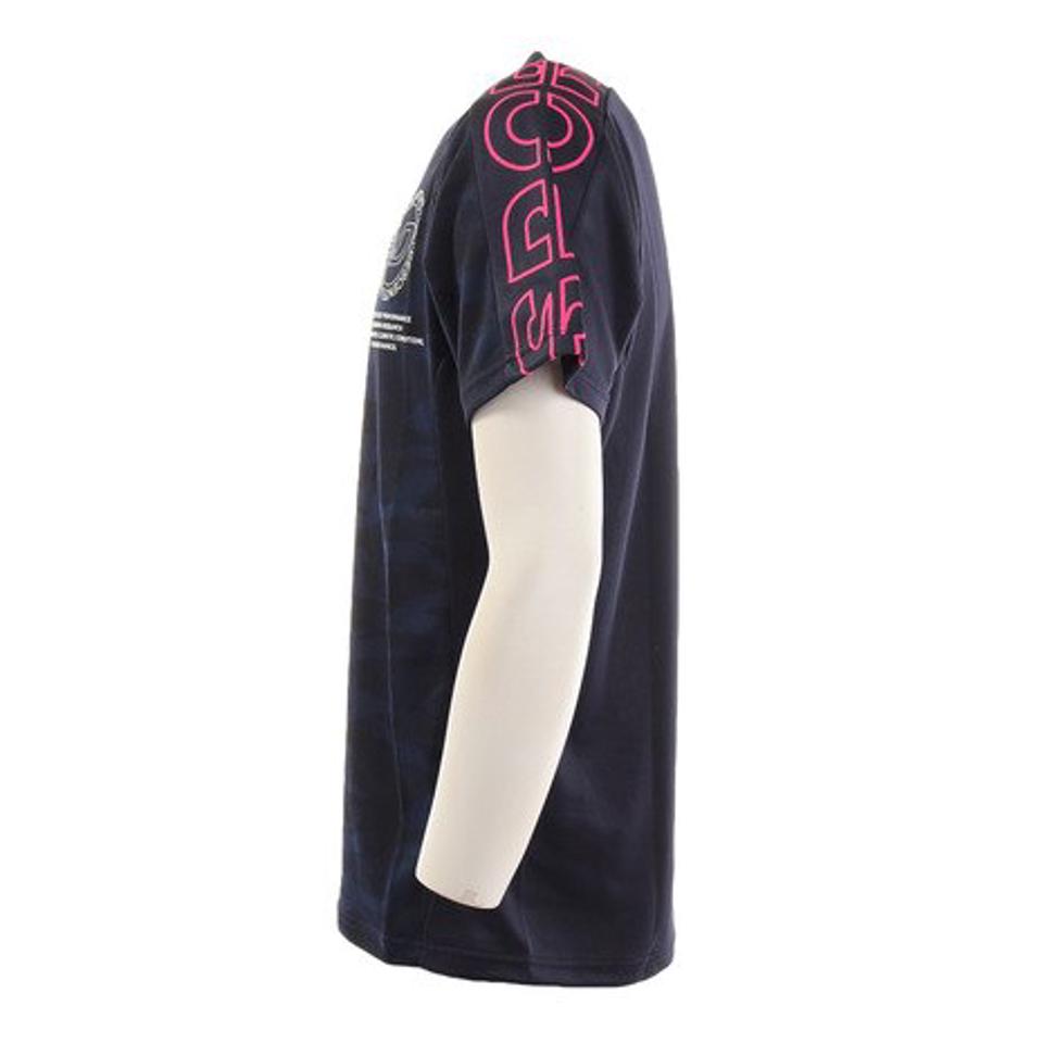 デサント(DESCENTE) バレーボールウェア 半袖プラクティスシャツ DVUTJA54 NV (メンズ、レディース)