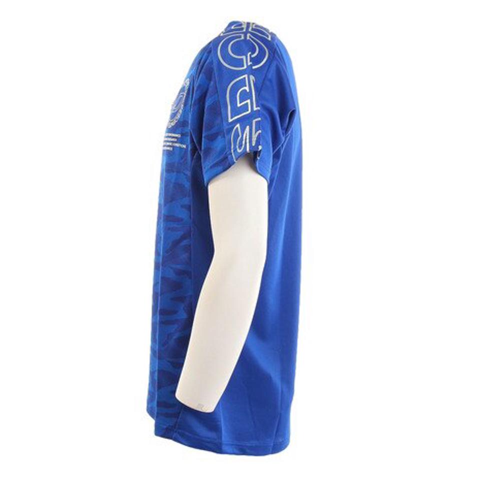 デサント(DESCENTE) バレーボールウェア 半袖プラクティスシャツ DVUTJA54 BL (メンズ、レディース)