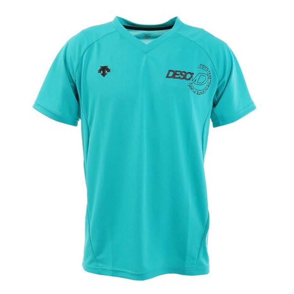 デサント(DESCENTE) バレーボールウェア 半袖プラクティスシャツ DVUTJA52 GR (メンズ、レディース)