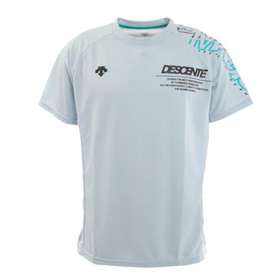 デサント(DESCENTE) バレーボールウェア 半袖プラクティスシャツ DVUTJA51 WH (メンズ、レディース)