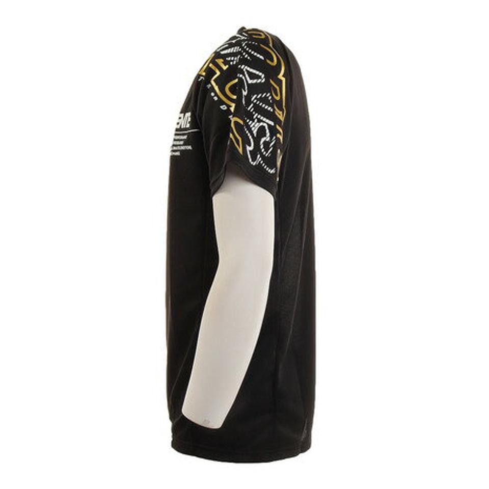 デサント（DESCENTE） バレーボールウェア 半袖プラクティスシャツ DVUTJA51 BK （メンズ、レディース）