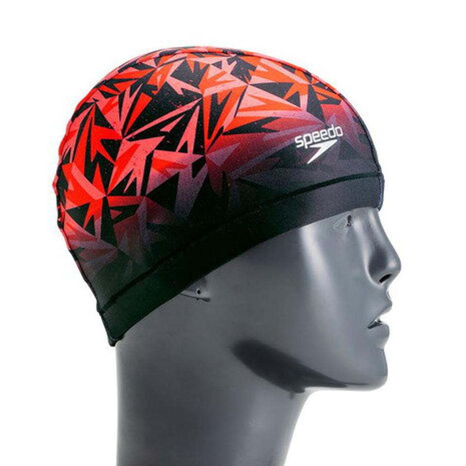 スピード（SPEEDO） 水泳 キャップ ブーンカモトリコットキャップ SE12211 RE （メンズ、レディース）